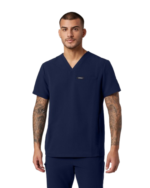 Platt Men's 3-Pocket Classic V-Neck Scrub Top