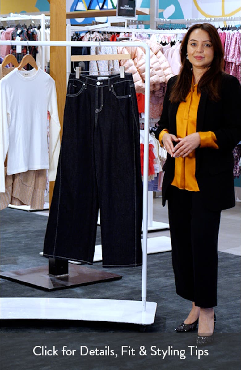 Stretch Wide Leg Jeans, sales video thumbnail