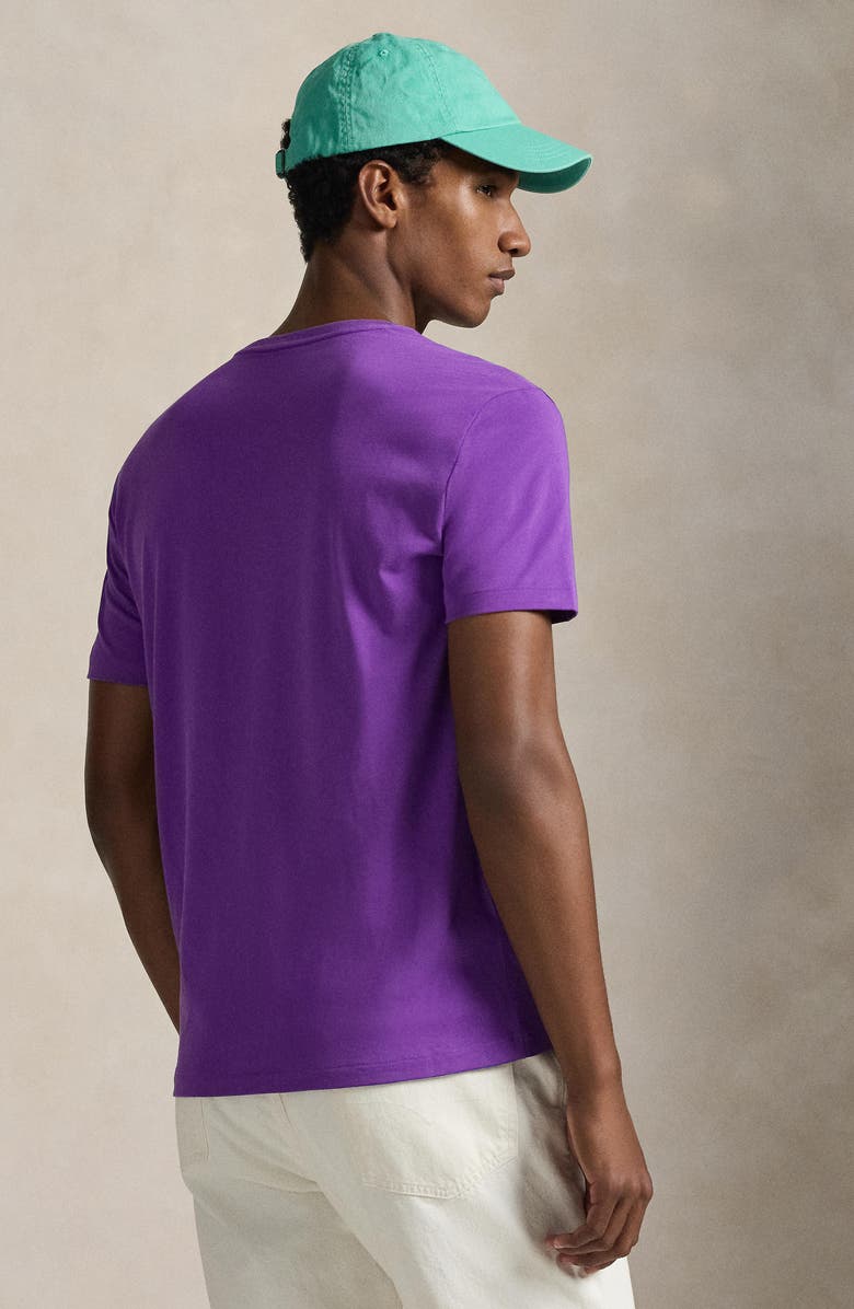 Polo Ralph Lauren Classic Fit Jersey Crewneck T-Shirt, Alternate, color, Cabana Purple/ C5223