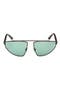  Dark Ruthenium/ Green Lens