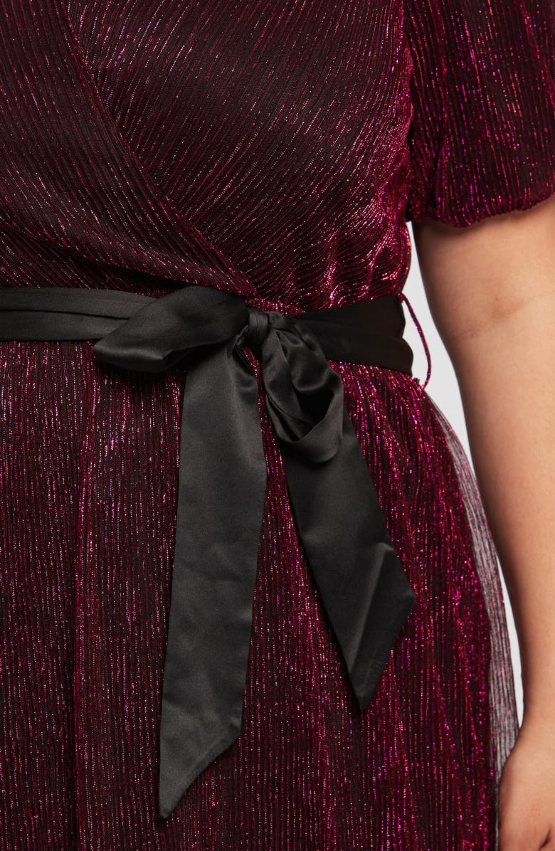 Estelle Avalone Tie Waist Faux Wrap Dress, Alternate, color,