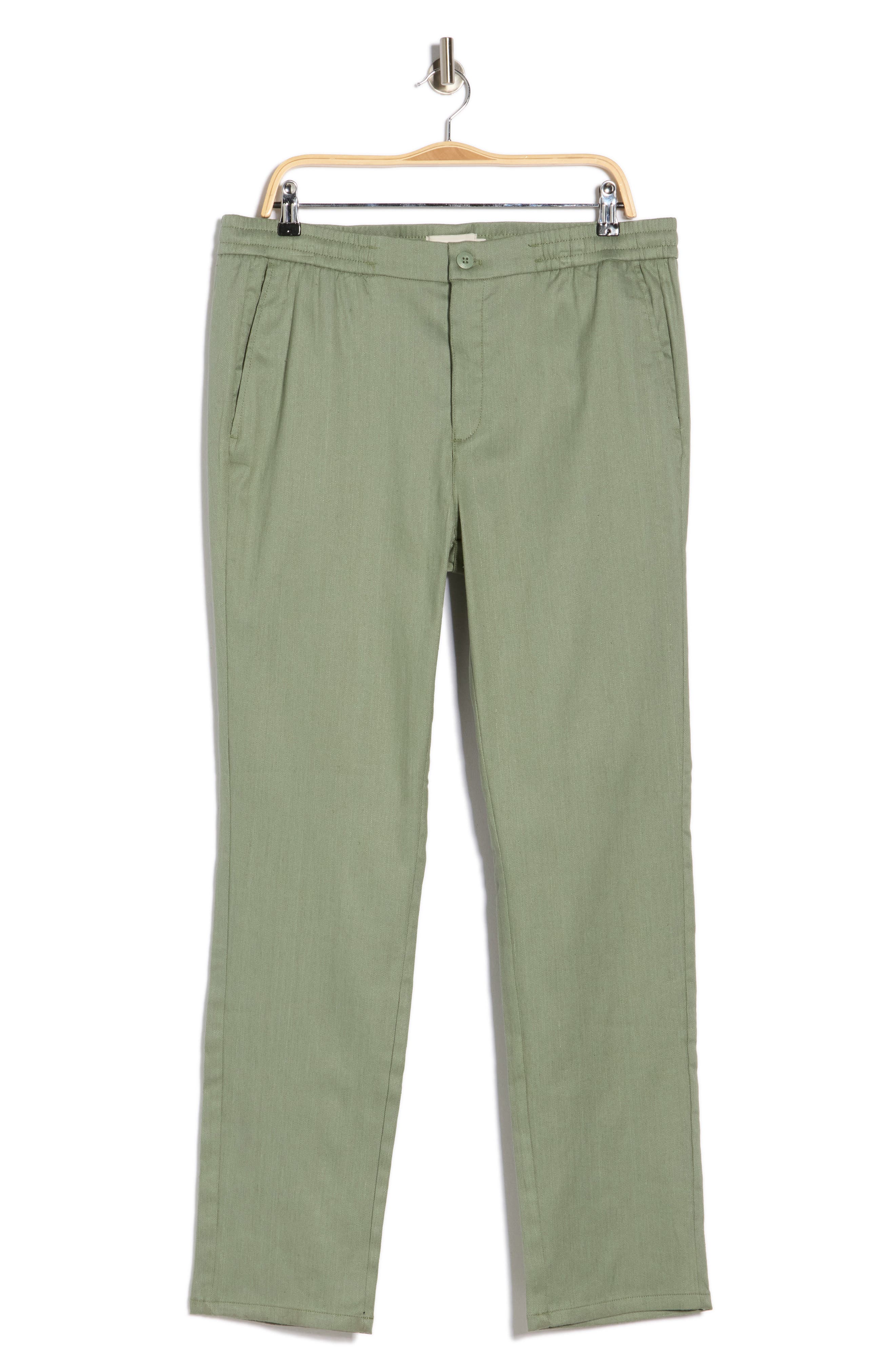 Bugatchi Stretch Cotton & Linen Pants