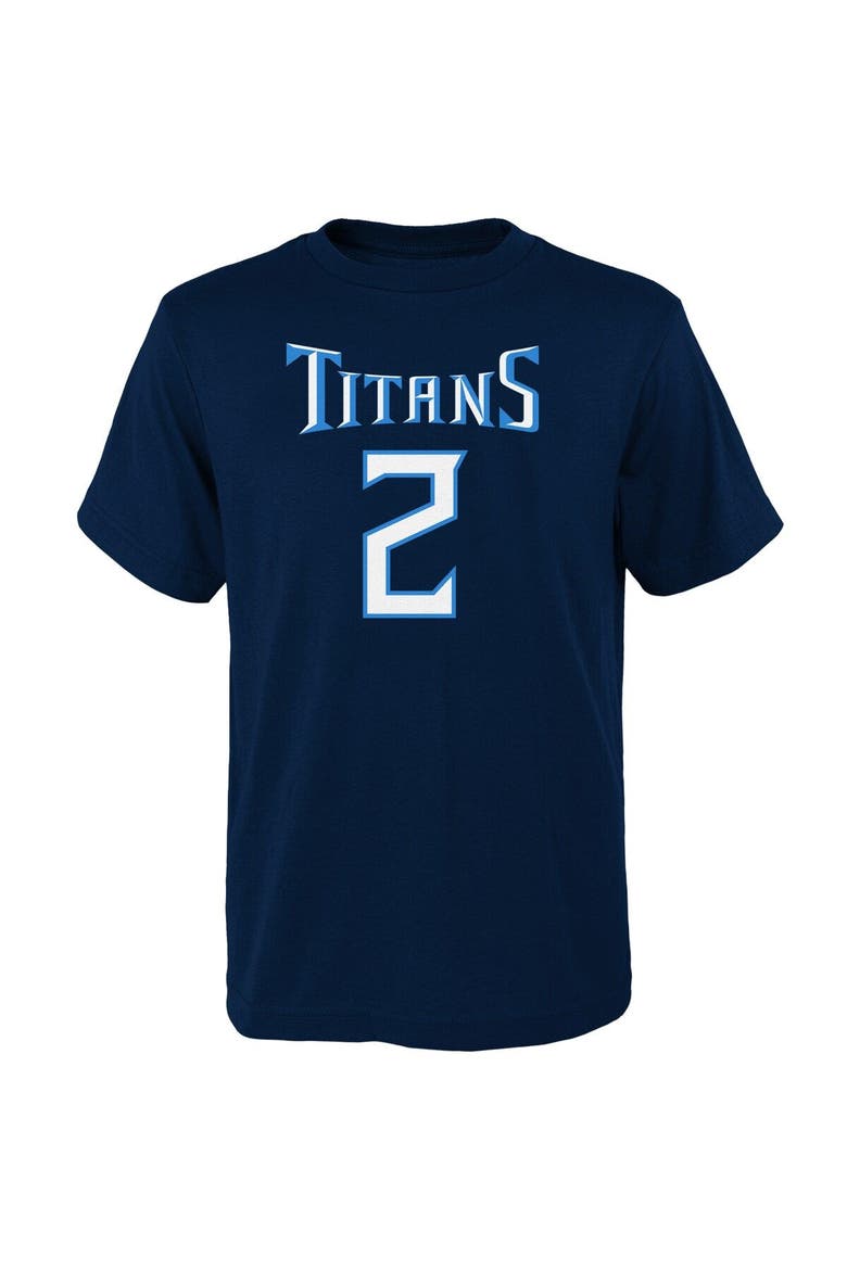 Youth Julio Jones Navy Tennessee Titans Mainliner Player Name & Number T-Shirt, Alternate, color, Navy