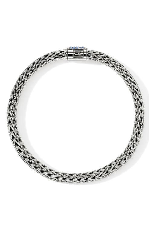 John Hardy Icon Bracelet, Sterling Silver, Pavé, 6.5mm In Metallic