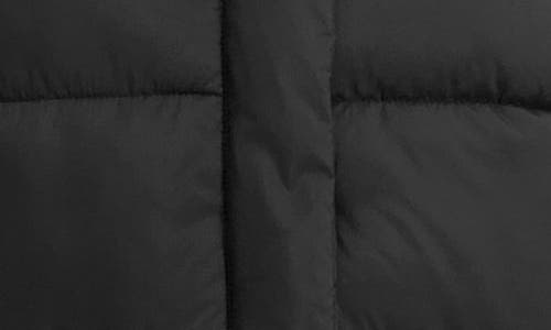 Tahari Vera Faux Fur Trim Hooded Puffer Coat In Blue