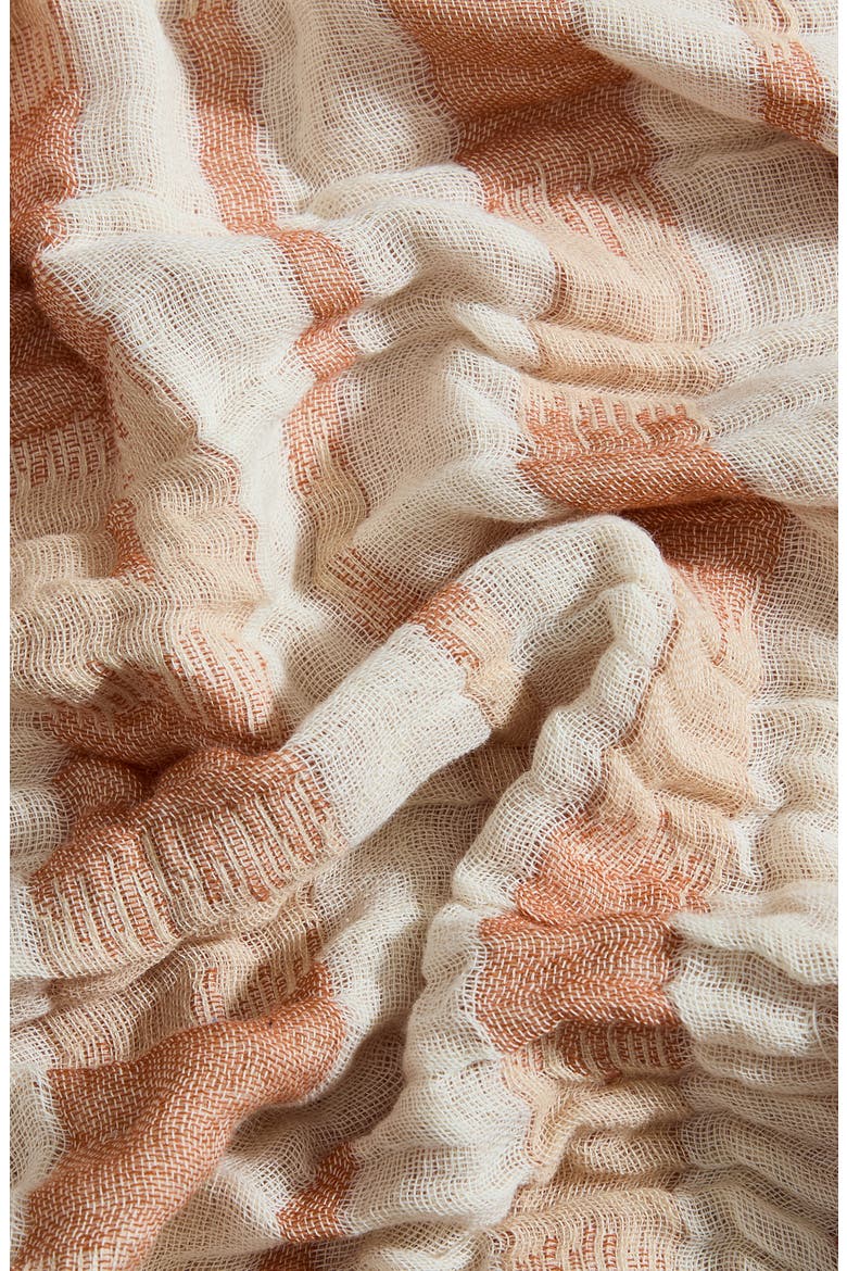Amagansett Throw Blanket, Alternate, color, TERRACOTA