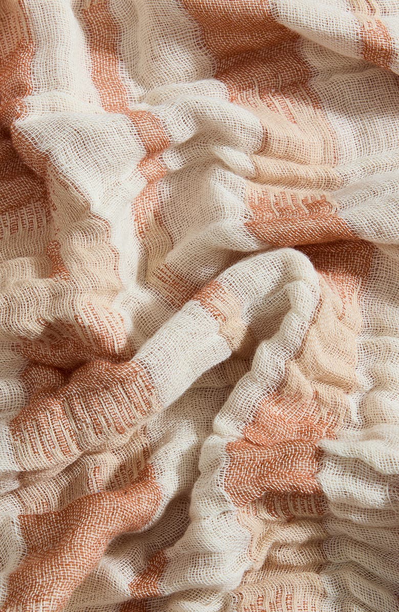 VCNY HOME Amagansett Throw Blanket, Alternate, color, Terracota