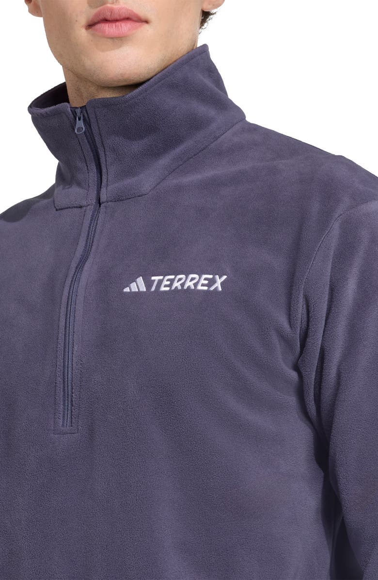 adidas Essential Polar Fleece Half Zip Pullover, Alternate, color, 