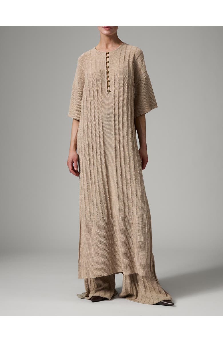 Day Stellan Loose Ribbed Knit Dress, Alternate, color, Cobblestone