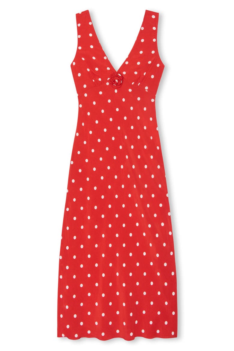 x Giadzy Terena Sleeveless Midi Dress, Alternate, color, ROSSA