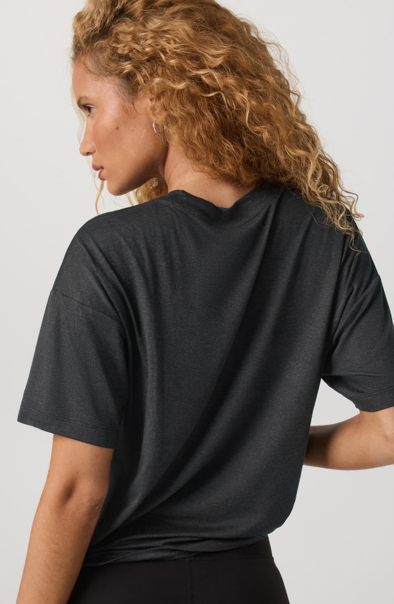 Vuori Energy Long T-shirt, Alternate, color, Black Heather