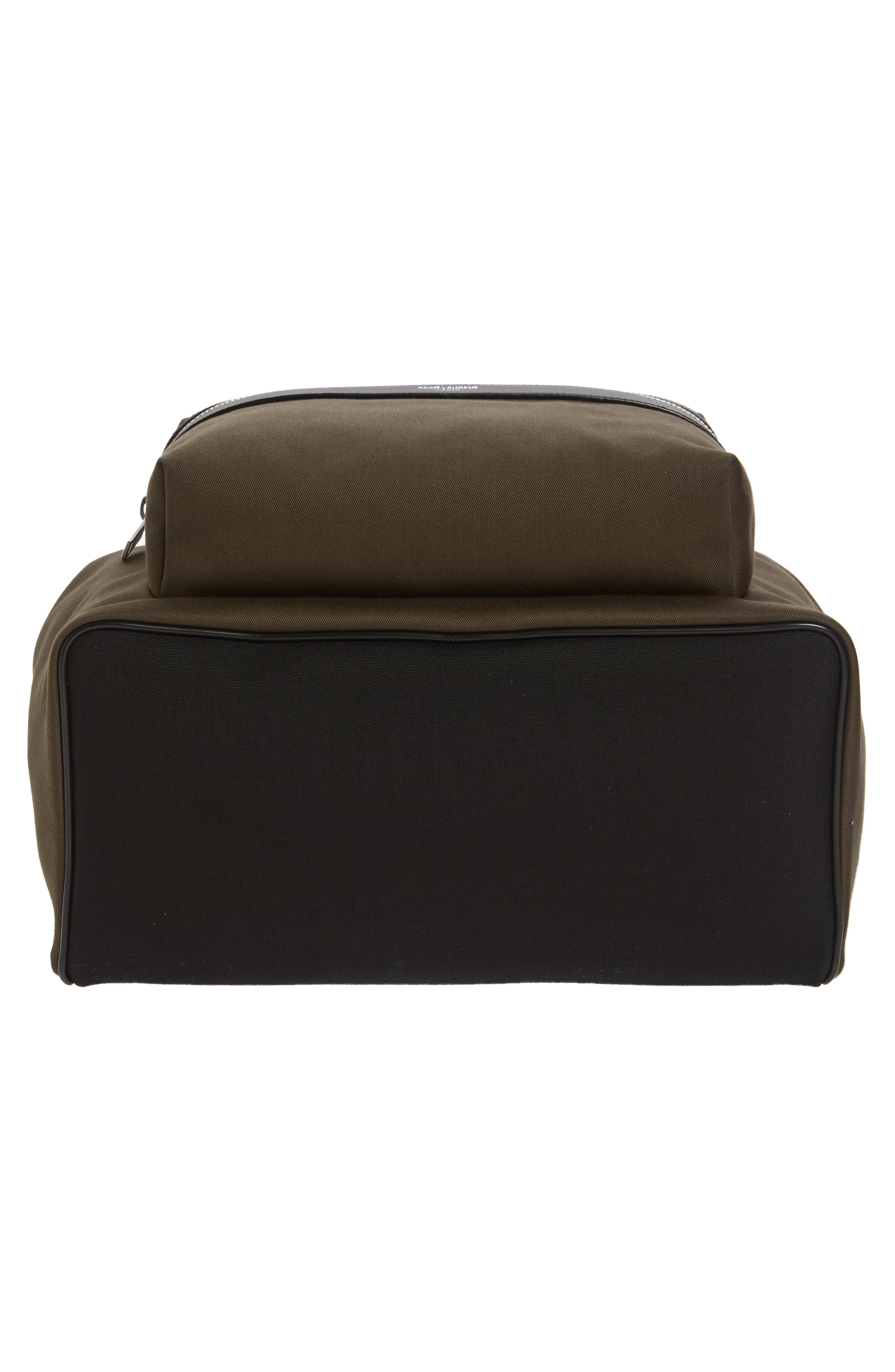 Saint Laurent City Canvas Backpack, Alternate, color, 