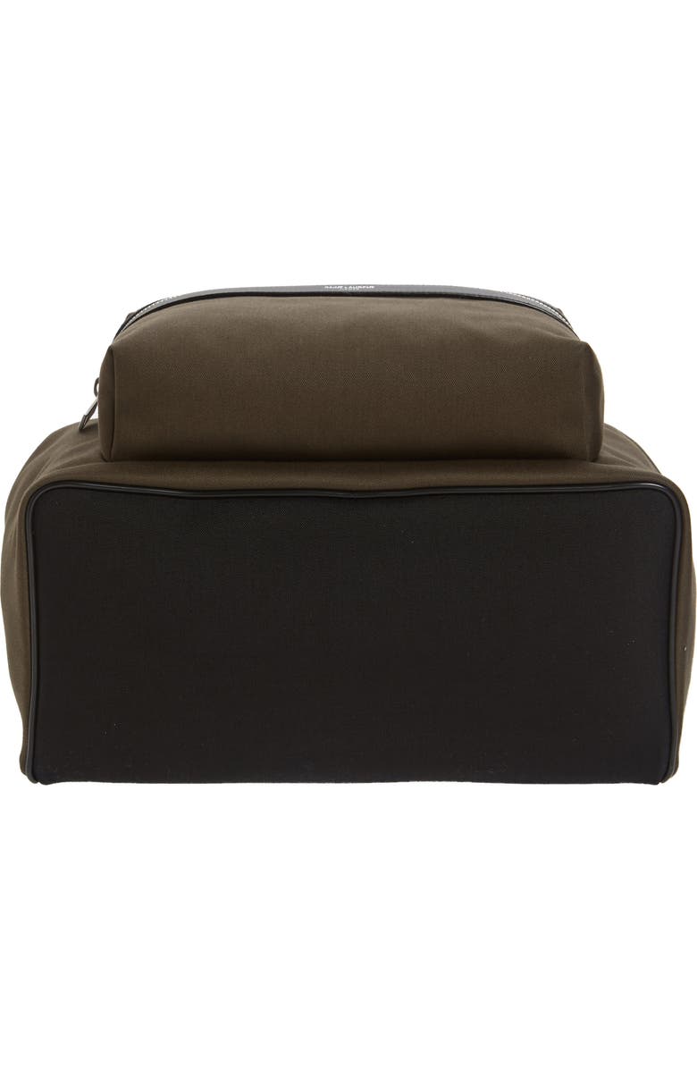 Saint Laurent City Canvas Backpack, Alternate, color,
