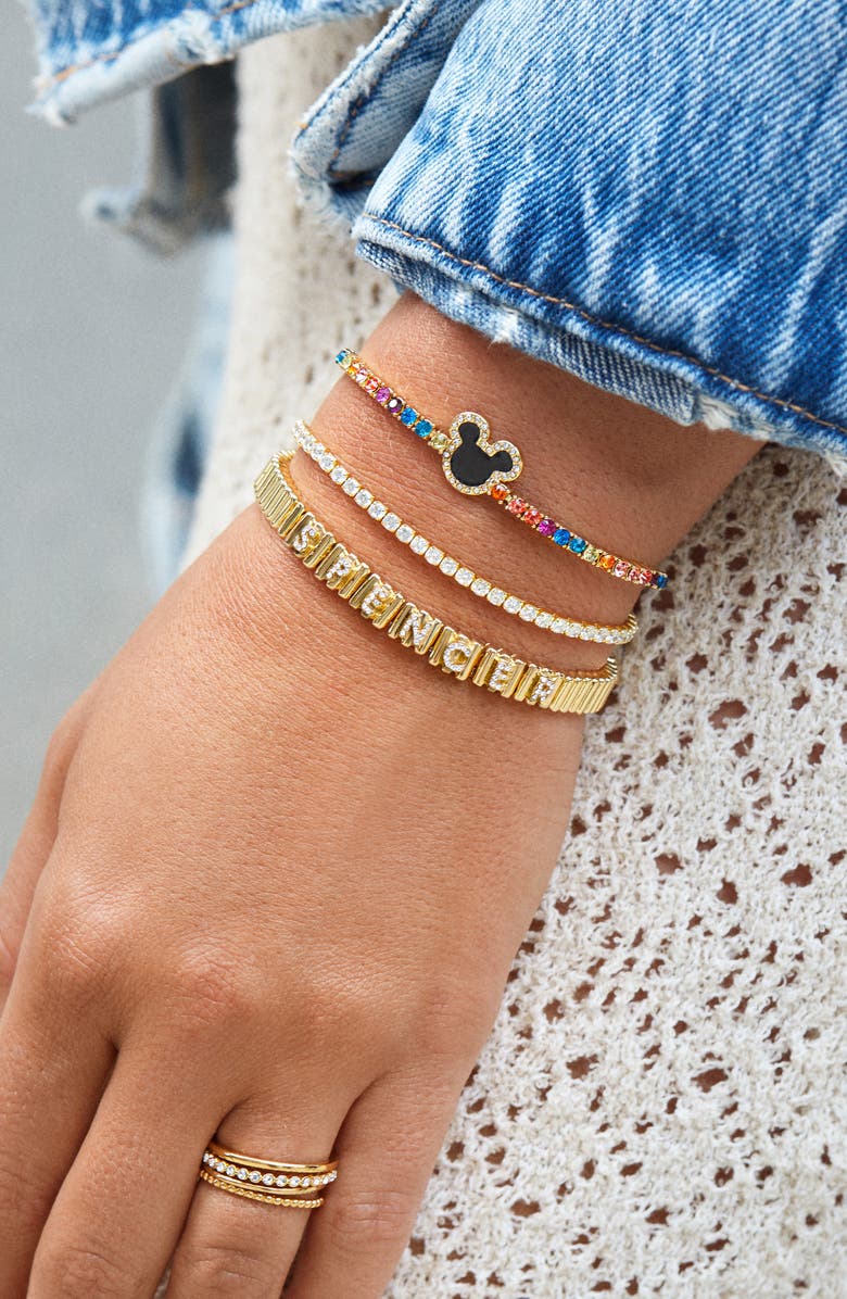 BaubleBar Disney<sup>®</sup> Mickey Pull Through Bracelet, Alternate, color, 