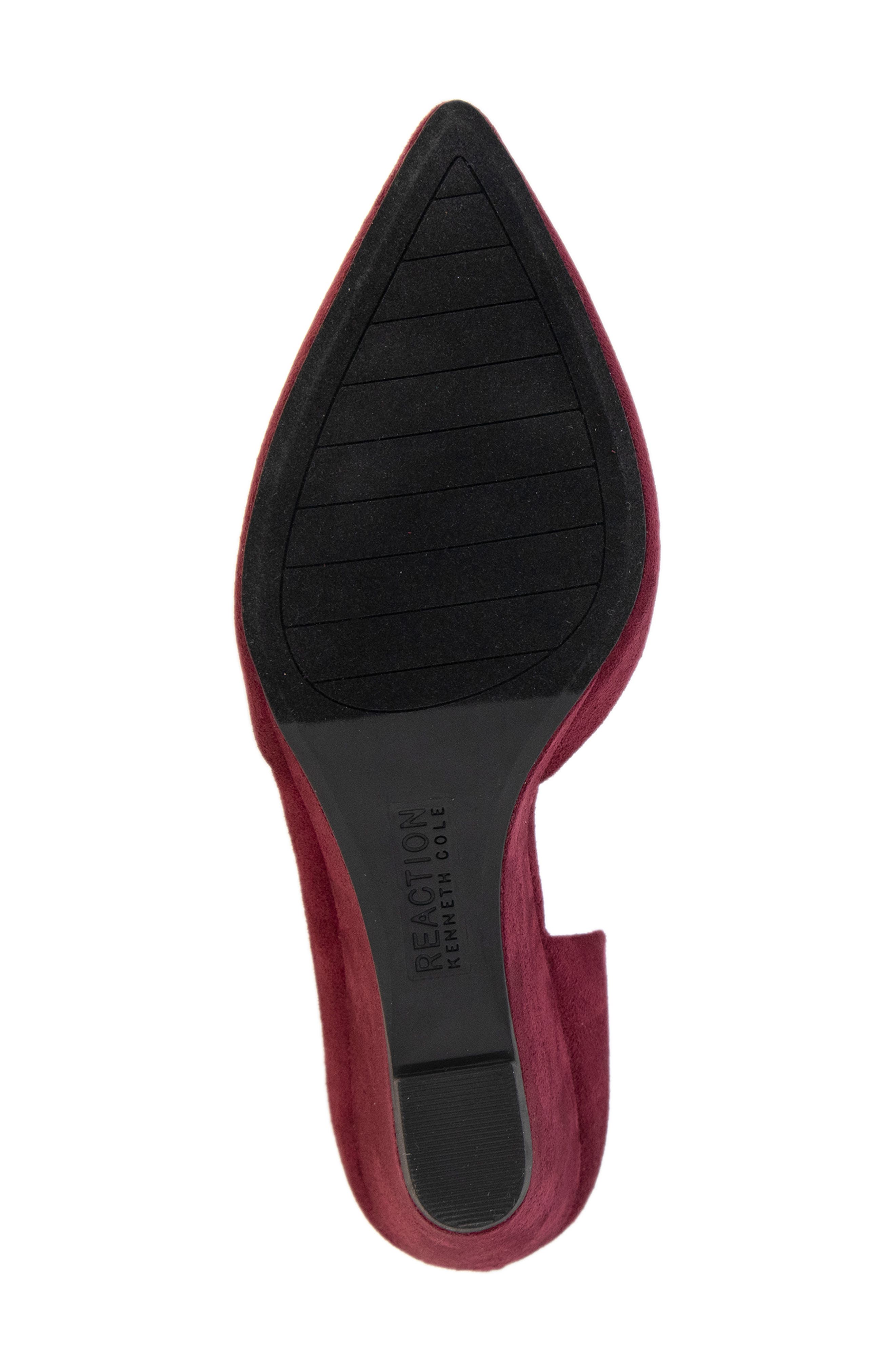 Reaction Kenneth Cole Eltinn Wedge Pump, Alternate, color, Burgundy Micro