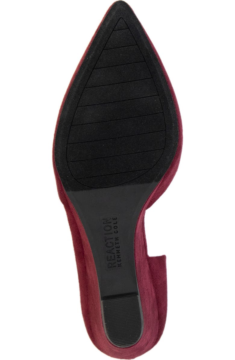 Reaction Kenneth Cole Eltinn Wedge Pump, Alternate, color, Burgundy Micro