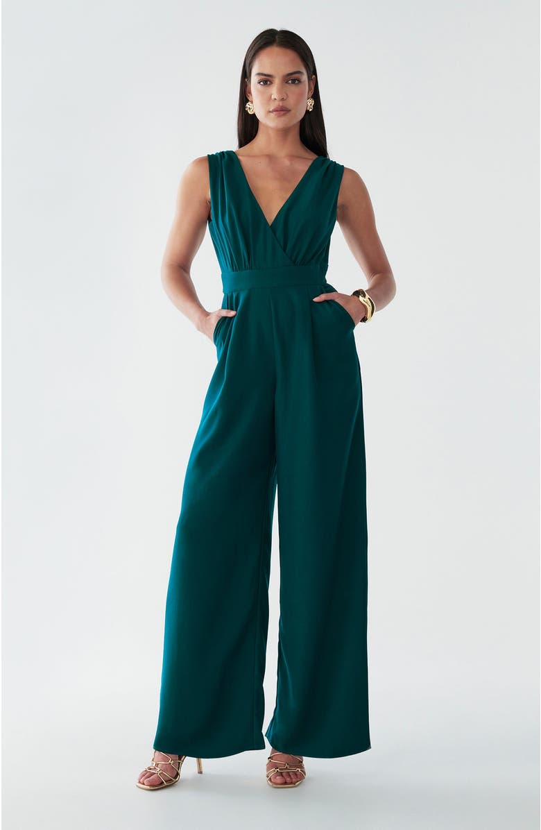 BWLDR Parker Jumpsuit, Alternate, color, Emerald
