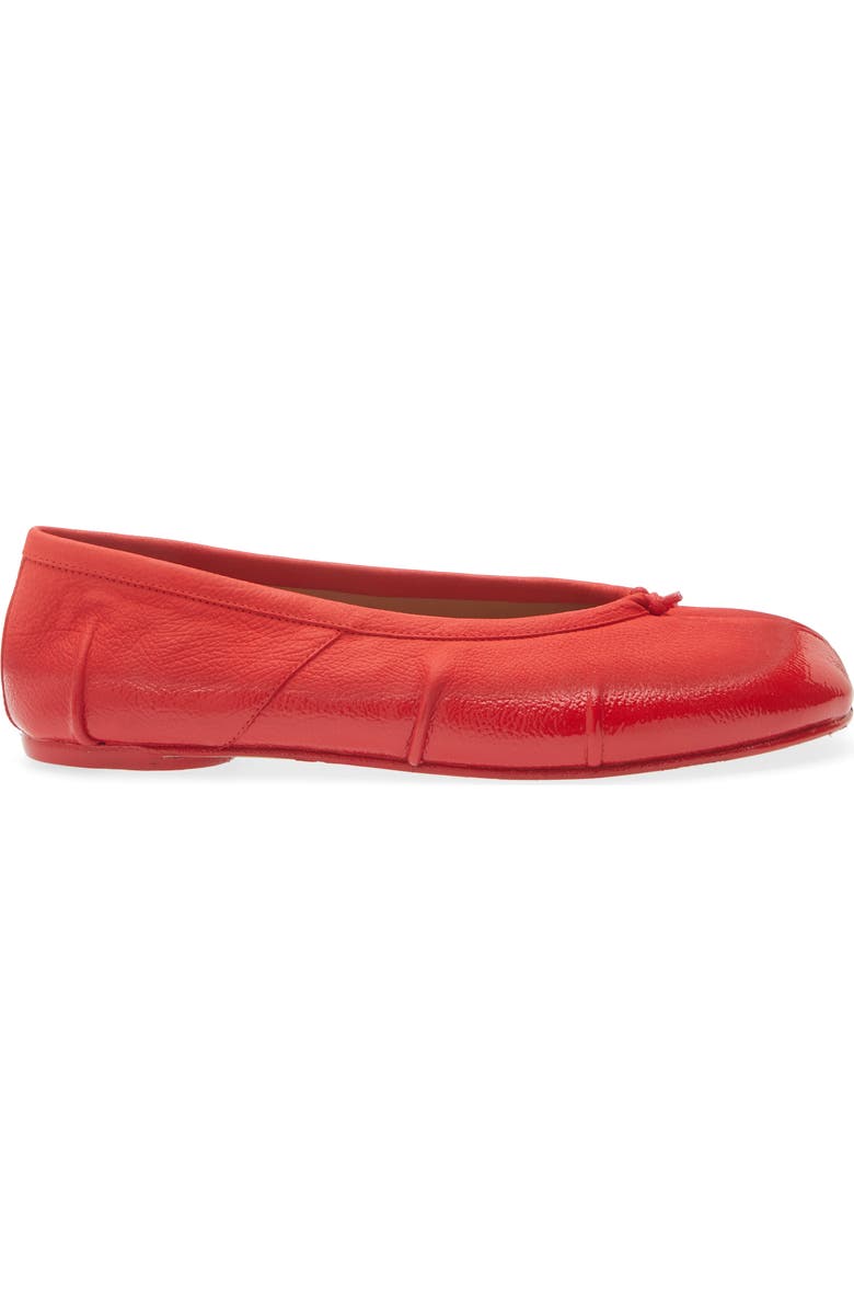 Maison Margiela Tabi Ballet Flat, Alternate, color, Red