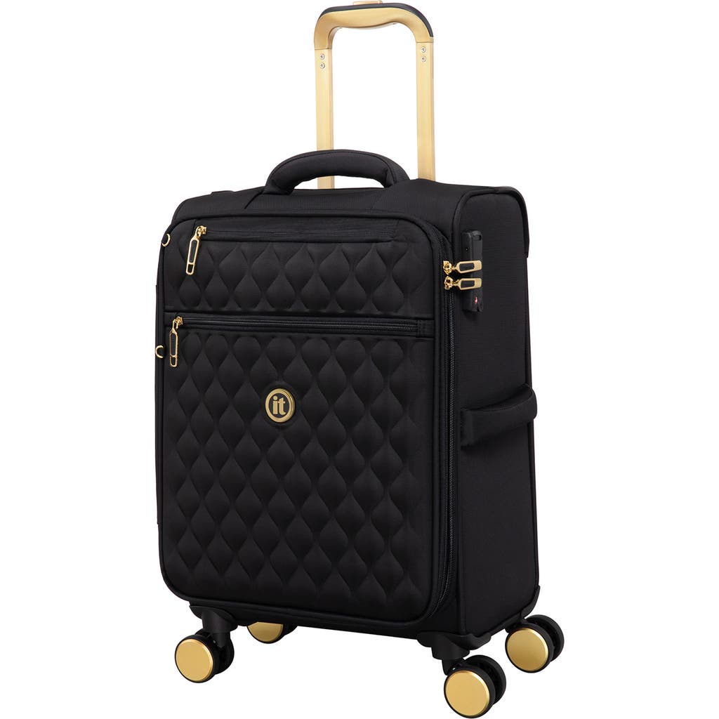 It Luggage Glimmering 21-inch Carry-on Luggage In Black