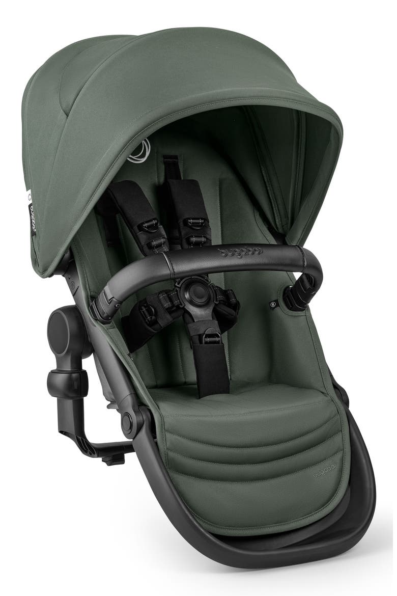 Kangaroo Sibling Seat, Alternate, color, BLACK/ FOREST GREEN