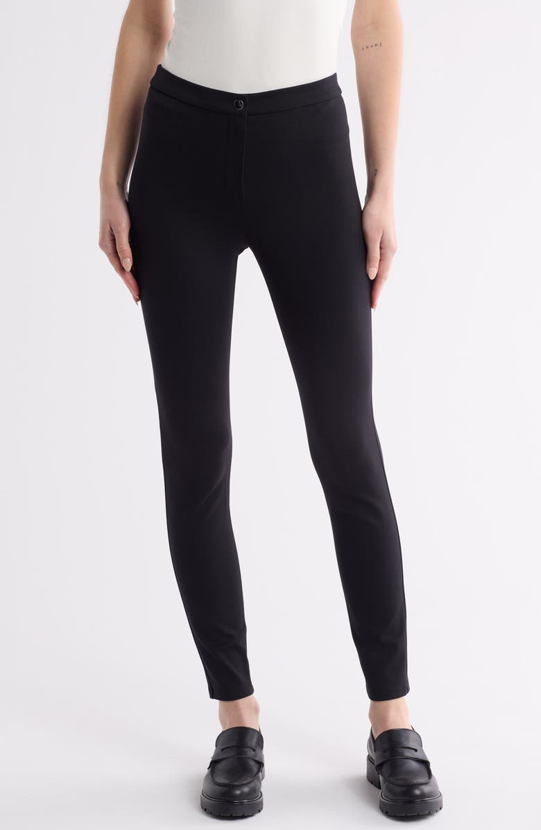 Theory Skinny Fit Pants, Main, color, Blk