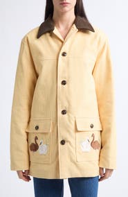 Tanner Fletcher Porter Swan Embroidered Barn Jacket