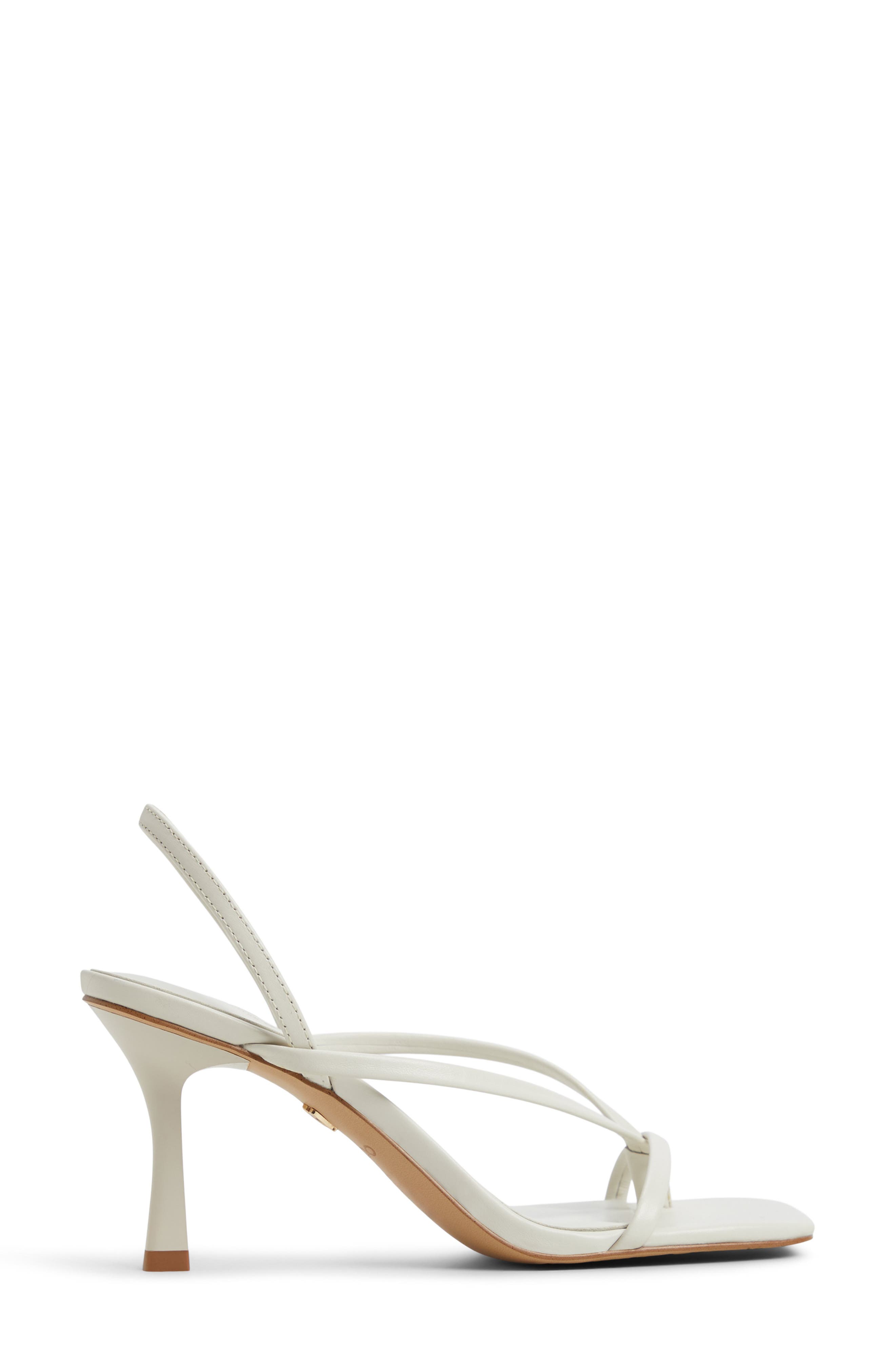 ALDO Riva Slingback Sandal, Alternate, color, White/ Bone