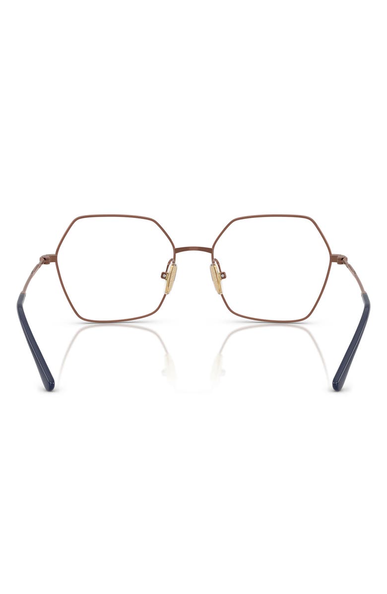 VOGUE 53mm Irregular Optical Glasses, Alternate, color, Copper