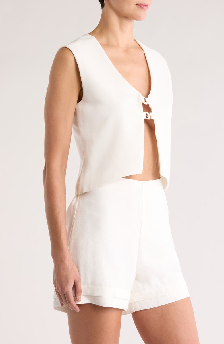 BOAMAR Adara Cover-Up Vest, Alternate, color, Ivory