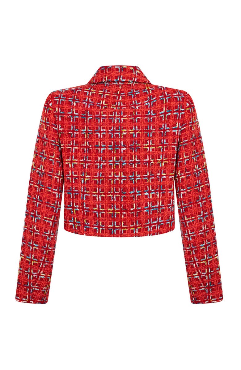 Nocturne Padded Shoulder Tweed Jacket, Alternate, color,