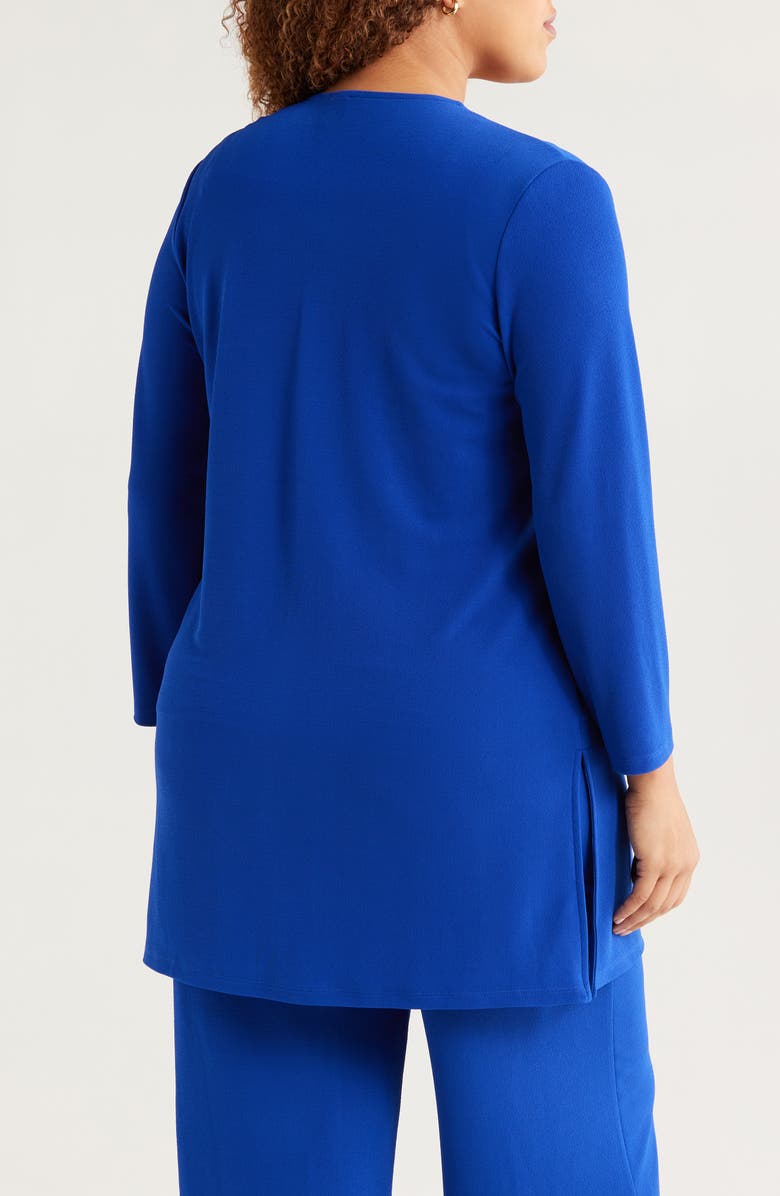 Anne Klein Front Clasp Textured Cardigan, Alternate, color, 