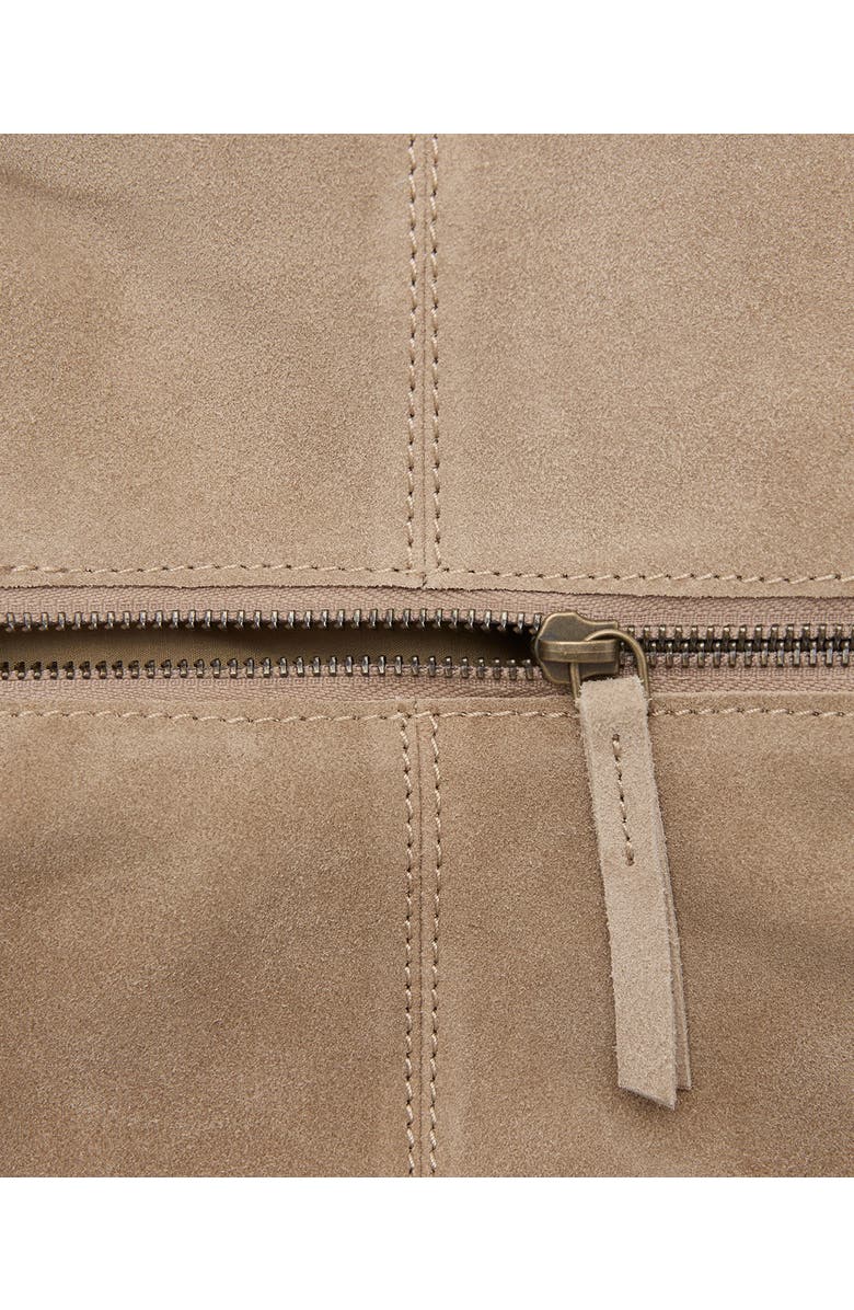 MANGO TEEN Suede Shoulder Bag, Alternate, color, Sand