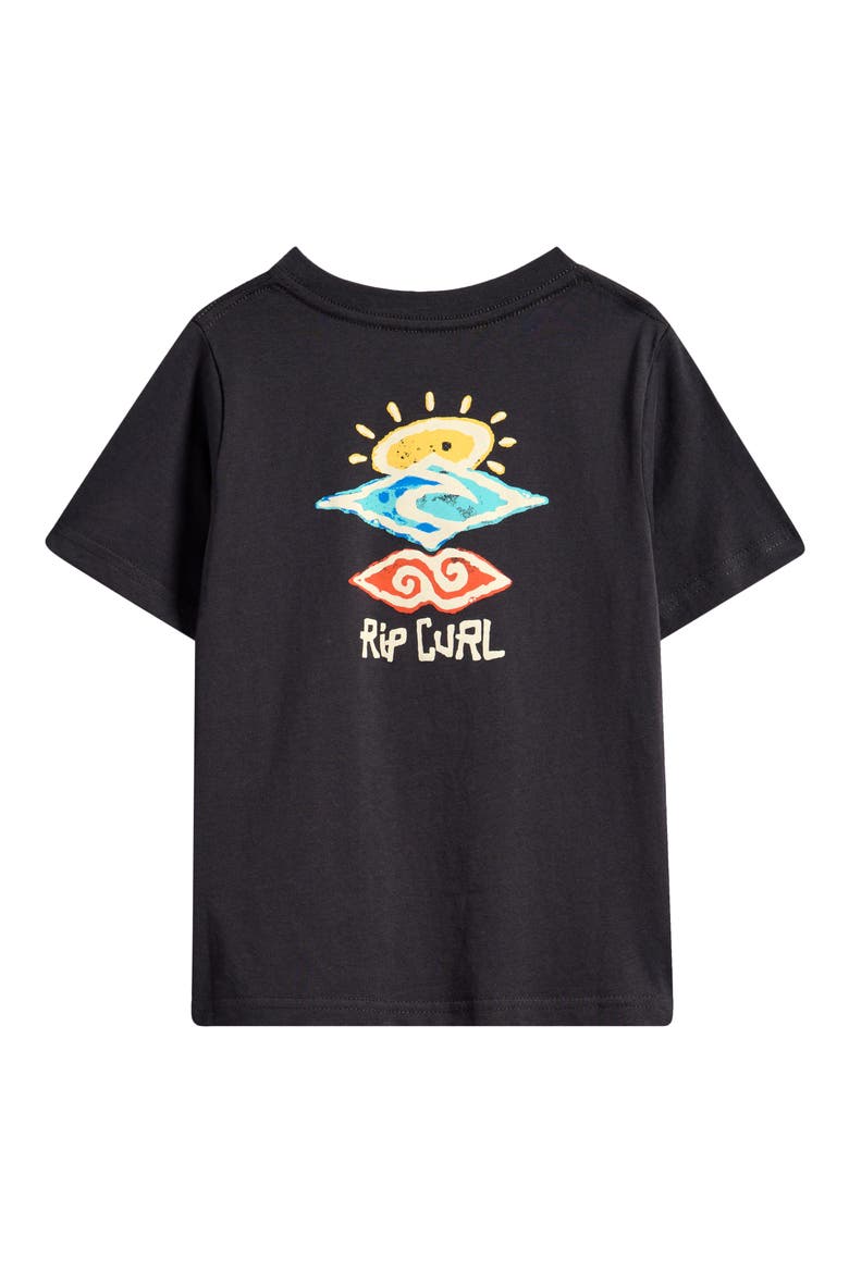 Kids' Icons of Shred Cotton Graphic T-Shirt, Alternate, color, WASHED BLACK