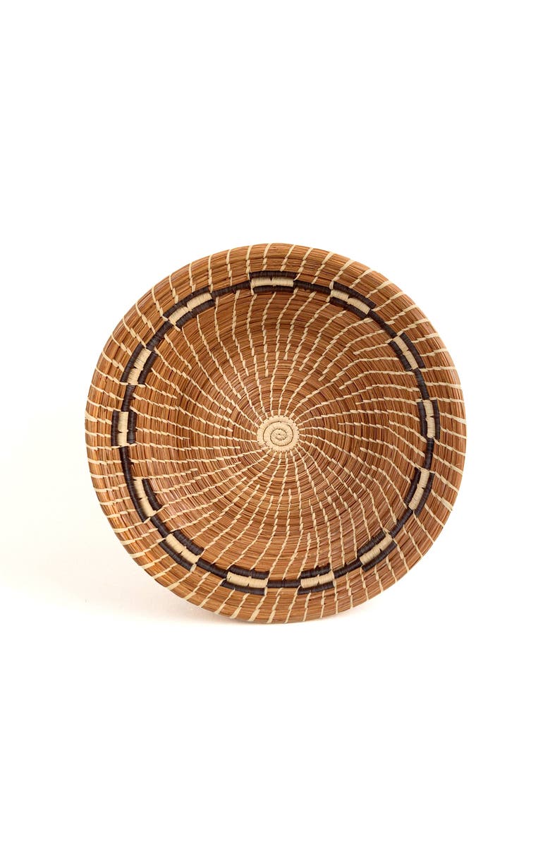 Mayan Hands Bernarda Basket, Alternate, color, Brown