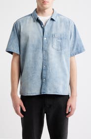 Obey Owens Short Sleeve Denim Shirt