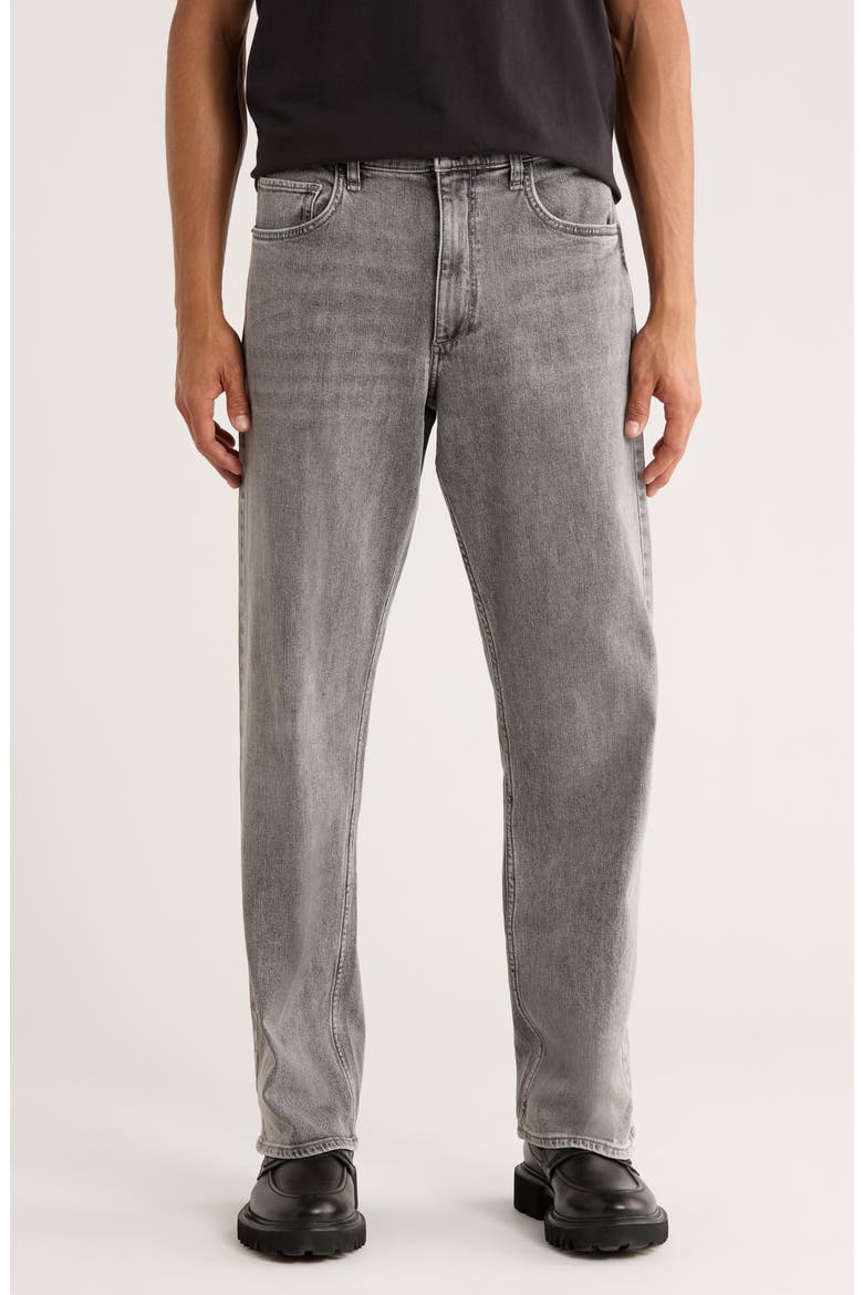 Fit 4 Authentic Stretch Straight Leg Jeans, Main, color, STOCK BRIDGE