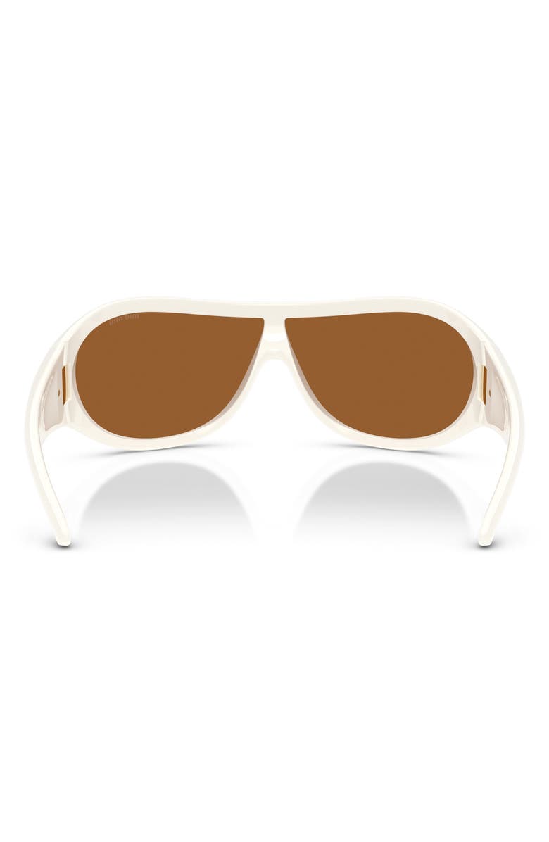 Miu Miu 133mm Oversized Irregular Sunglasses, Alternate, color,