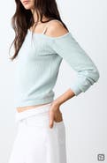 MANGO TEEN Cold Shoulder Sweater