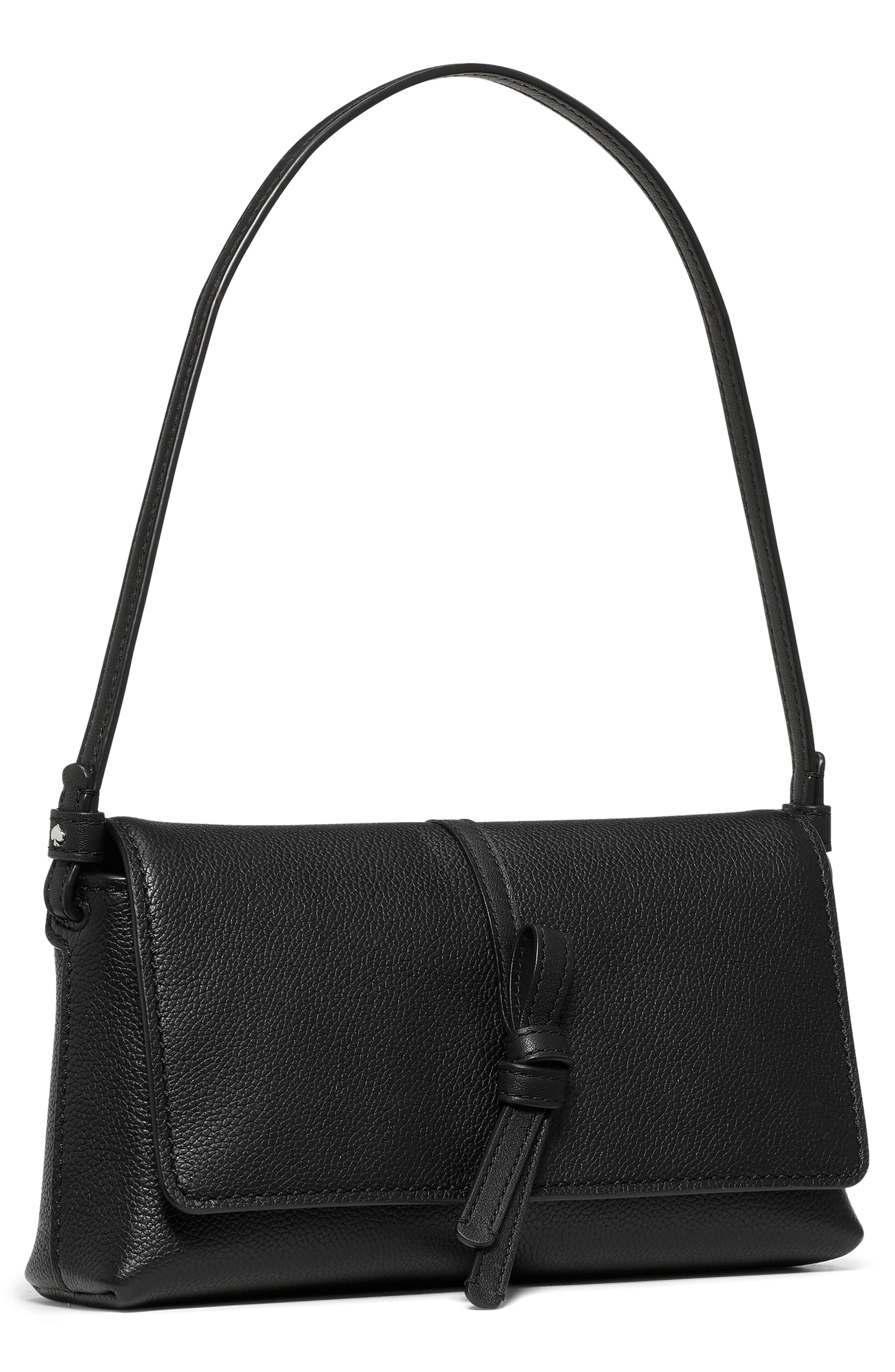 Kate Spade New York loop pebble leather shoulder bag, Alternate, color, 