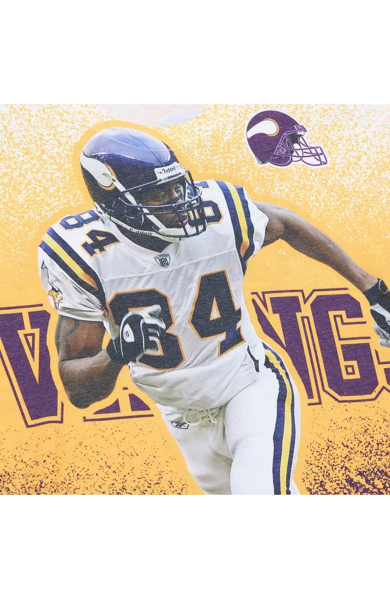 Mitchell & Ness Men's Mitchell & Ness Randy Moss Gray Minnesota Vikings Burst Retired Player T-Shirt, Alternate, color, Gray