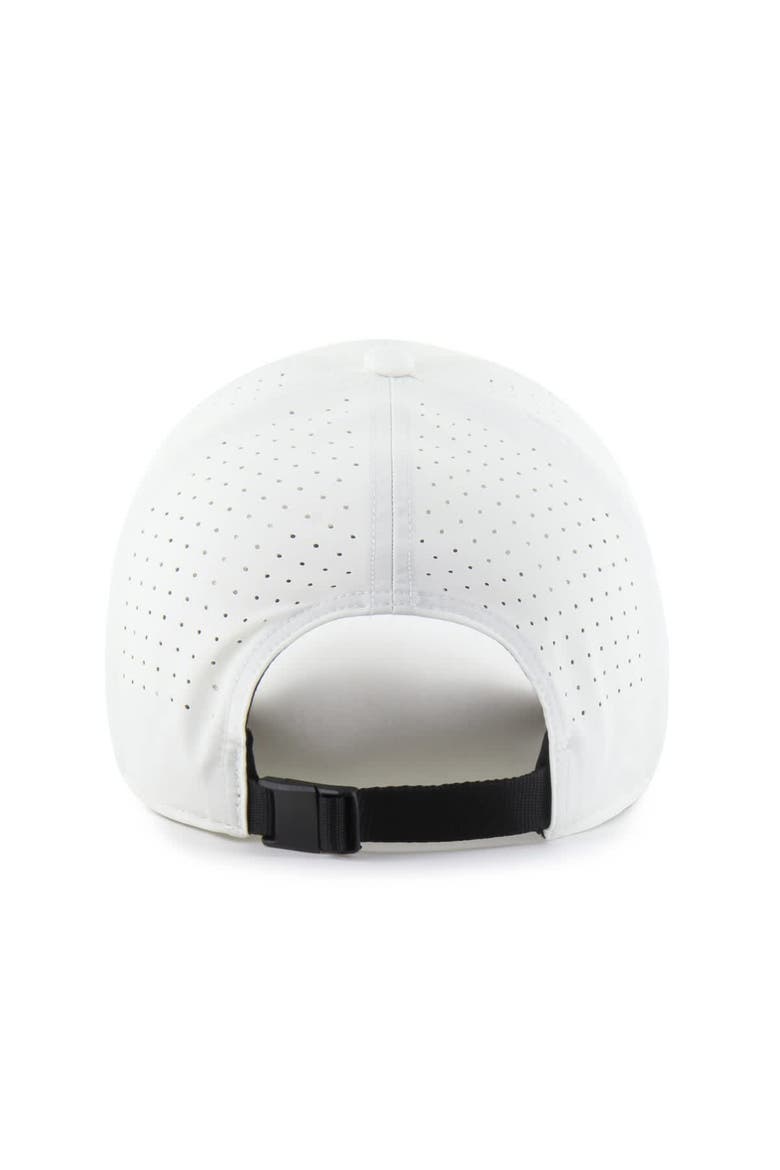 Men's '47 White Chicago Cubs Elevated Greens Clean Up Adjustable Hat, Alternate, color, White
