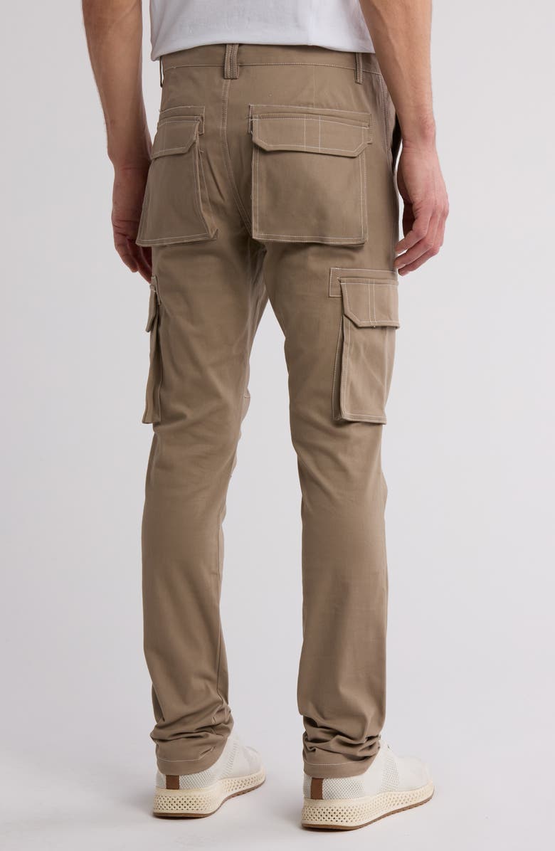 AMERICAN STITCH Stitched Twill Cargo Pants, Alternate, color, Khaki