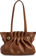 FERRAGAMO Soft Small Leather Shoulder Bag
