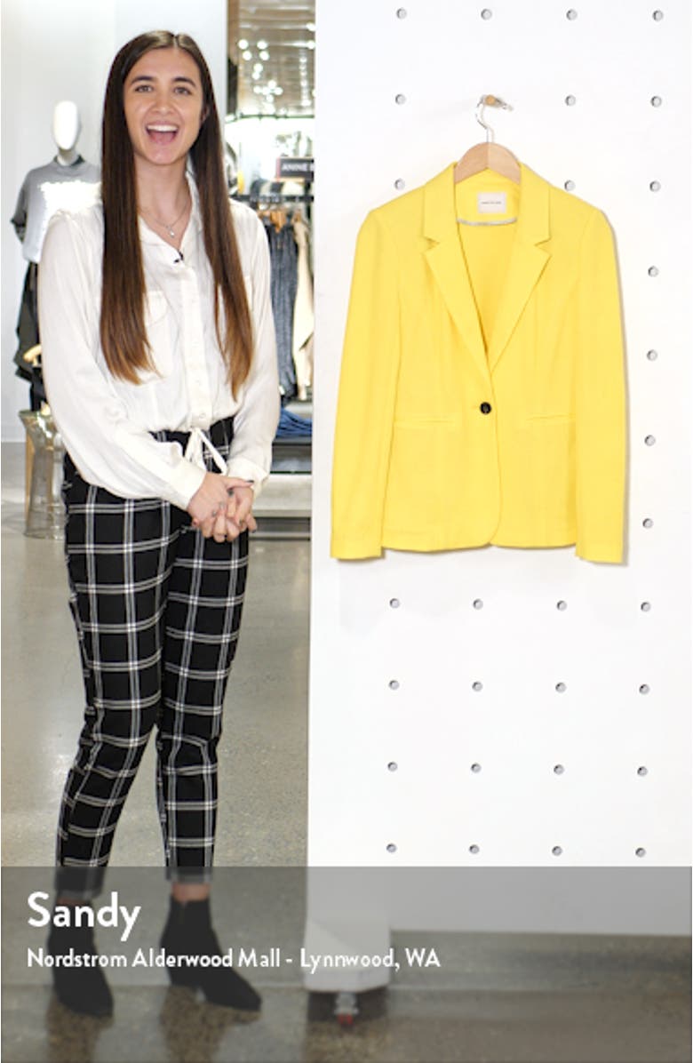 1.STATE Stretch Waffle Knit Blazer, sales video thumbnail