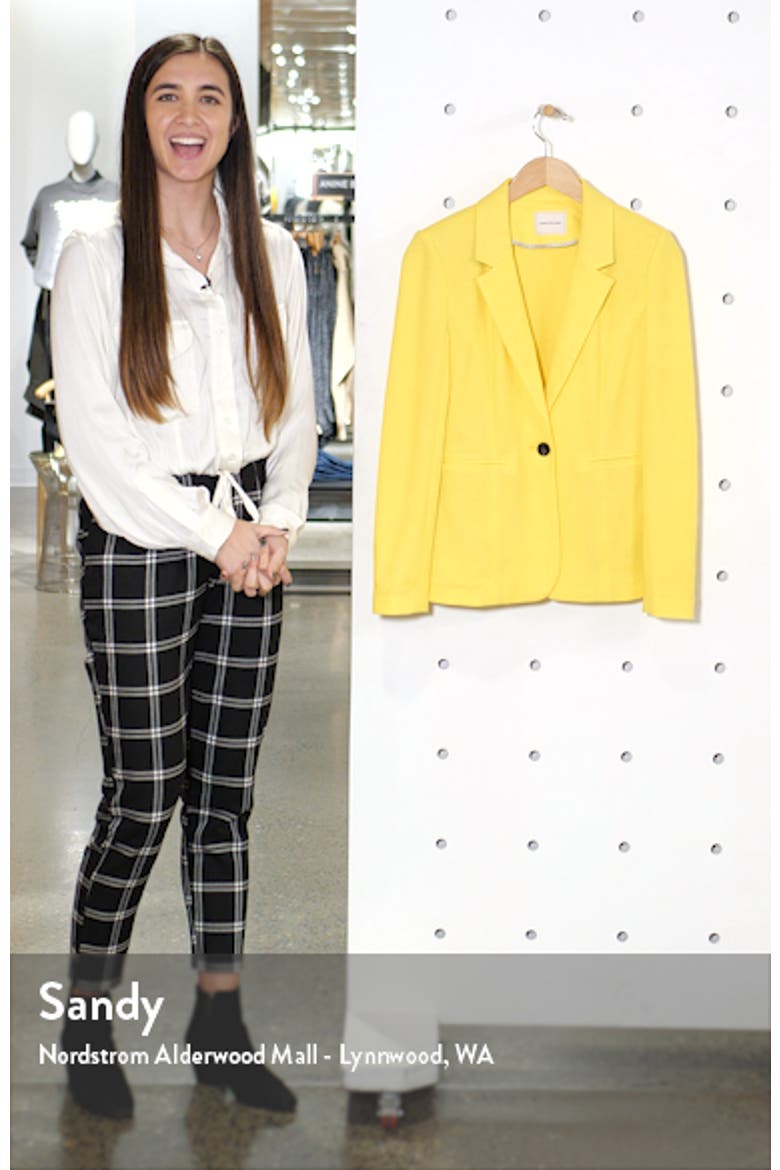 1.STATE Stretch Waffle Knit Blazer video