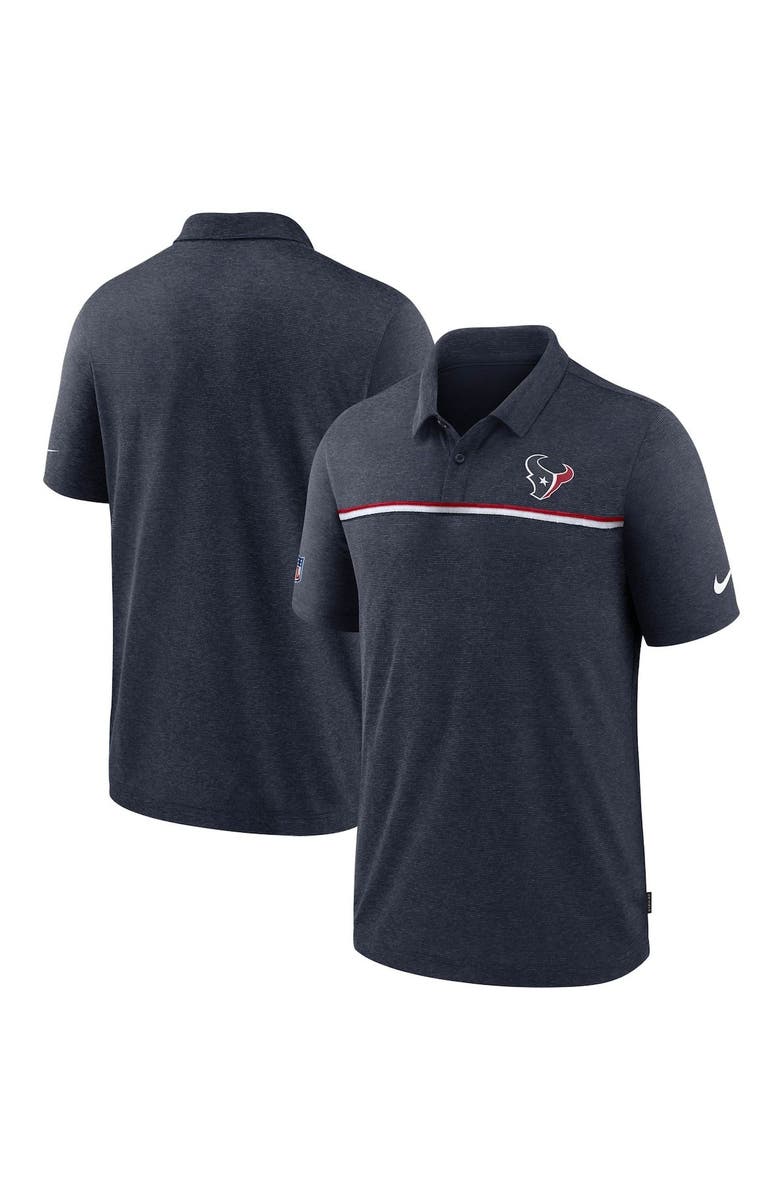 Nike Men's Nike Navy Houston Texans Sideline Early Season Team Performance Polo, Alternate, color, 