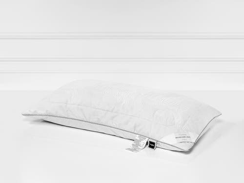 Togas Viento Camel Wool Silk Pillow In White
