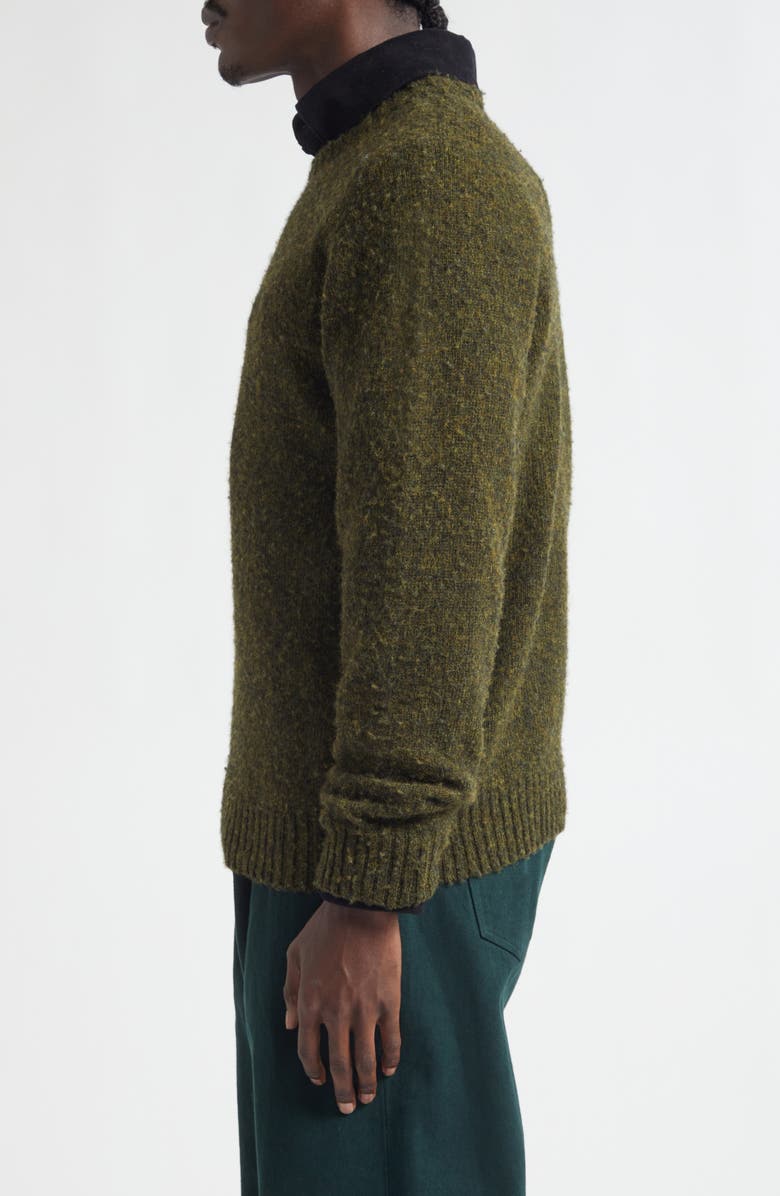 Noah Classic Shetland Wool Sweater, Alternate, color, Pine Shadow