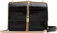 ALDO Miyabellx Croc Embossed Faux Leather Convertible Crossbody Bag