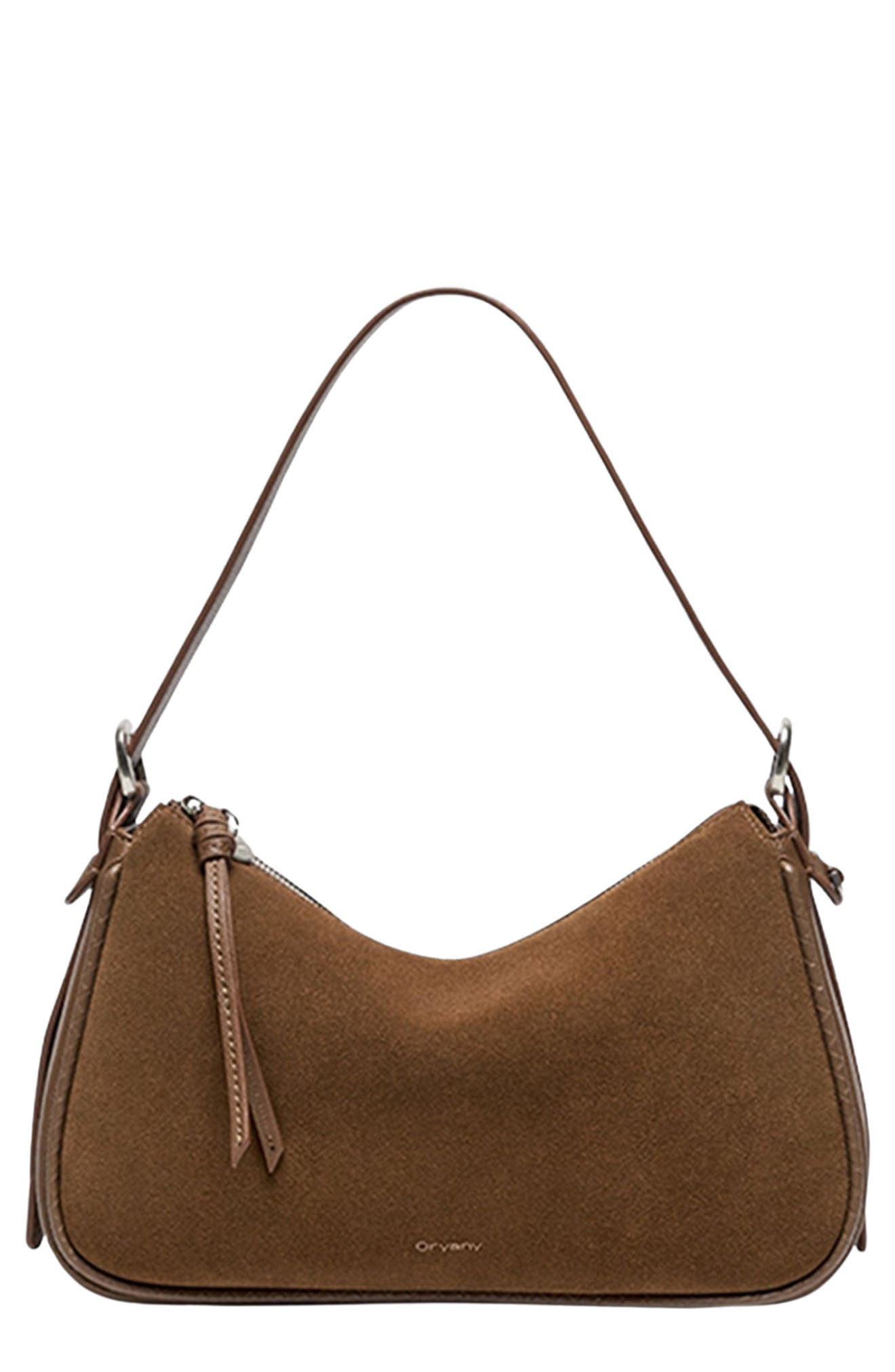 Oryany Small Lauren Leather Shoulder Bag, Main, color, Cappuccino